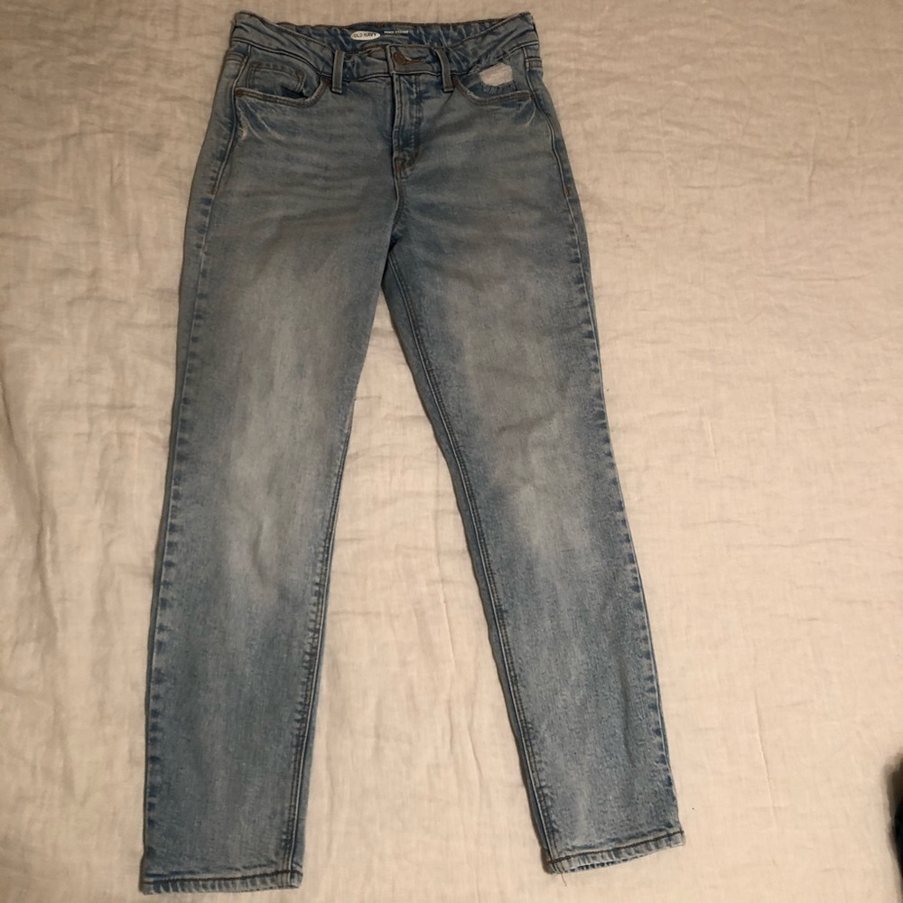Power straight high rise secret slim pockets